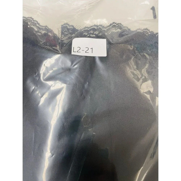 Vtg A Byer Dress 9 Short Formal Fairy Goth Bow Coquette Black Lace Ribbing Slit - Picture 14 of 15